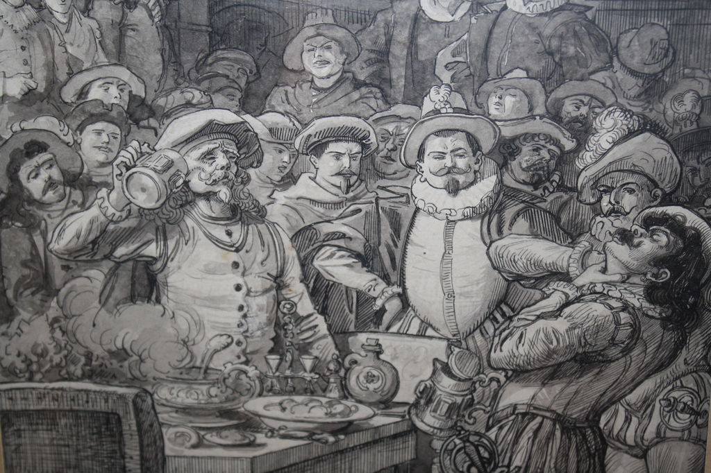Cornelis Koppenol _ soldaten genre stuk verkocht voor € 119!