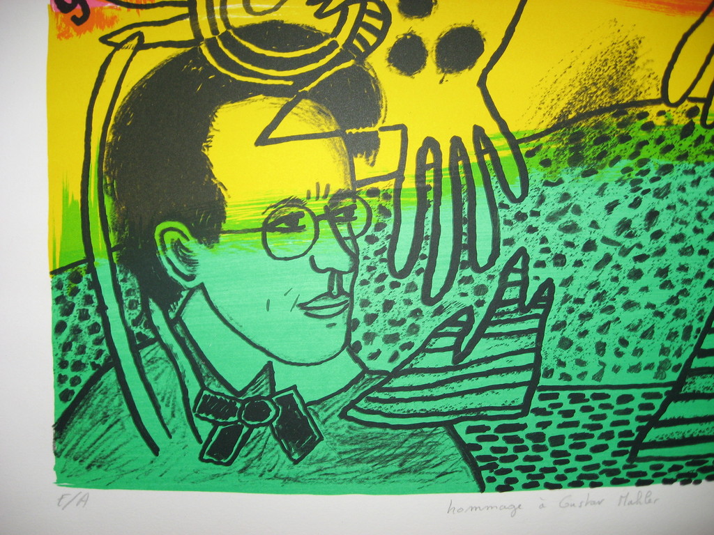 Corneille: zeefdruk - Hommage à Gustav Mahler - E.A. kopen? Bied vanaf 119!