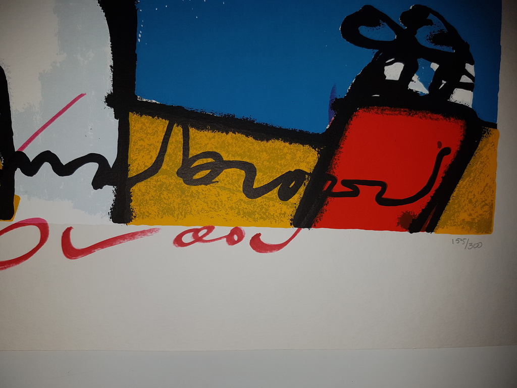 Herman Brood - Golfer - gesigneerde zeefdruk - oplage 300 ex. kopen? Bied vanaf 175!