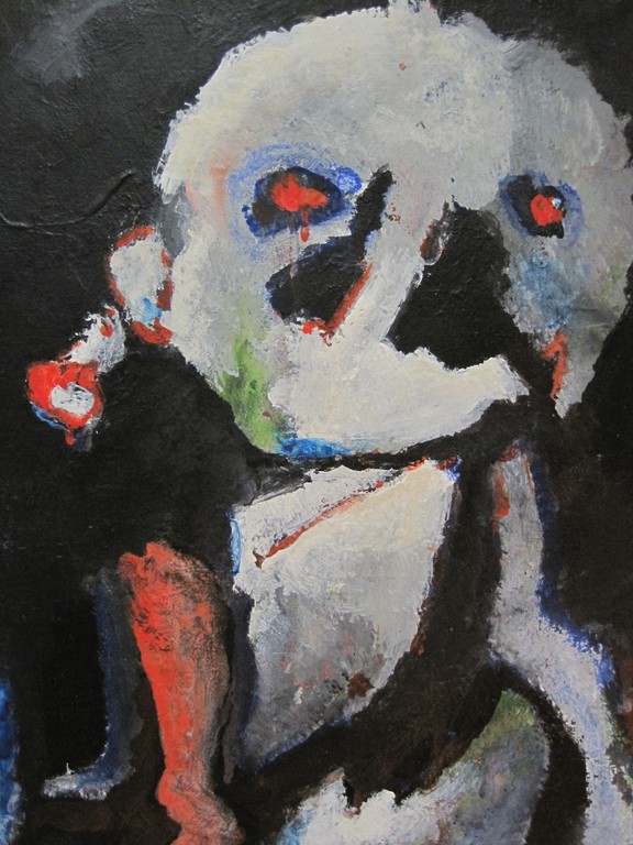 COBRA Karel Appel ? olieverfschilderij  rechtsonder gesigneerd kopen? Bied vanaf 1!