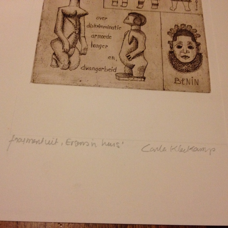 Carla Kleekamp (1937): Ergens in huis, kleurenets/reliëfdruk kopen? Bied vanaf 1!