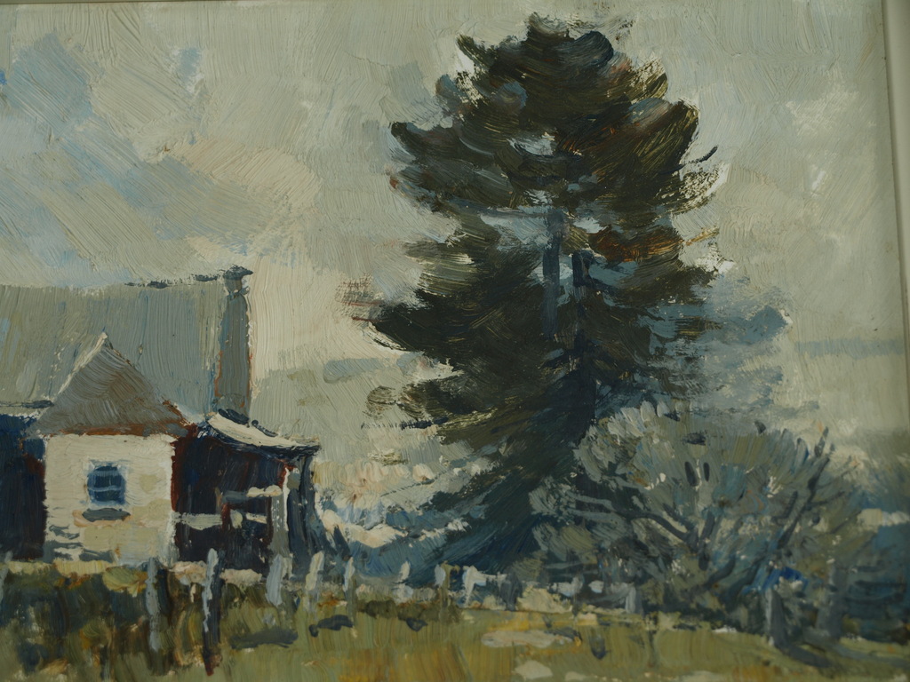 Onduidelijke signatuur : Olieverf – Old Store at Kurrajong – Ingelijst - 1968 kopen? Bied vanaf 75!