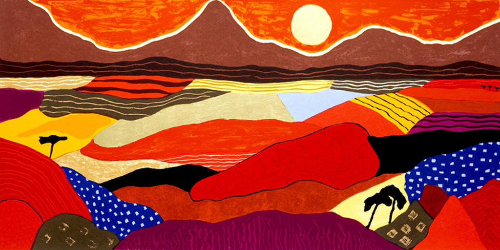 Ronald Boonacker, Tanzania I, Zeefdruk verkocht voor € 80!