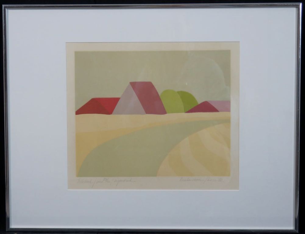 Harr Scheffer: Lino, Tollebeek - Ingelijst verkocht voor € 55!