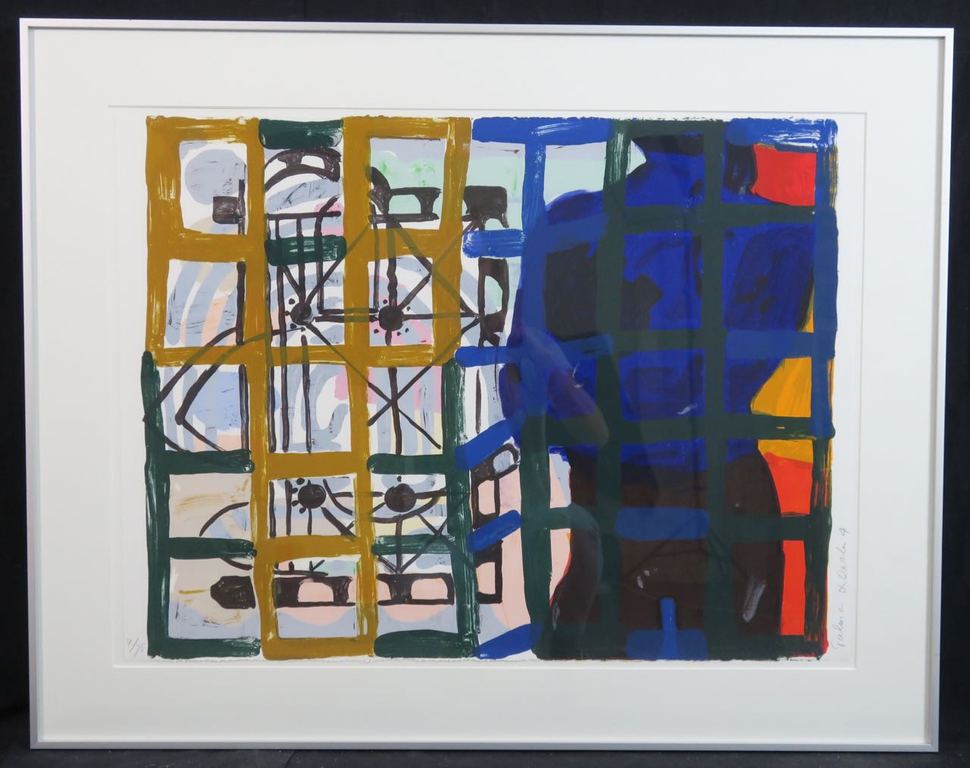 Cees Dolk: Zeefdruk, Talmen & Dralen 4 - Ingelijst kopen? Bied vanaf 20!