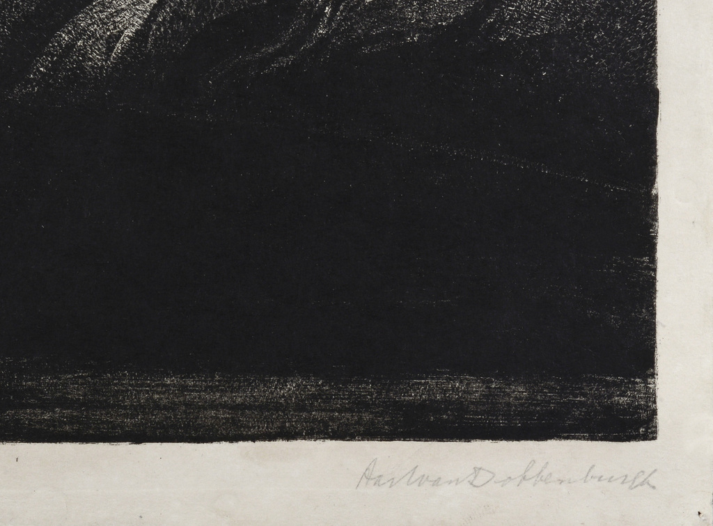 Aart van Dobbenburgh: Litho – Alpenlandschap kopen? Bied vanaf 35!