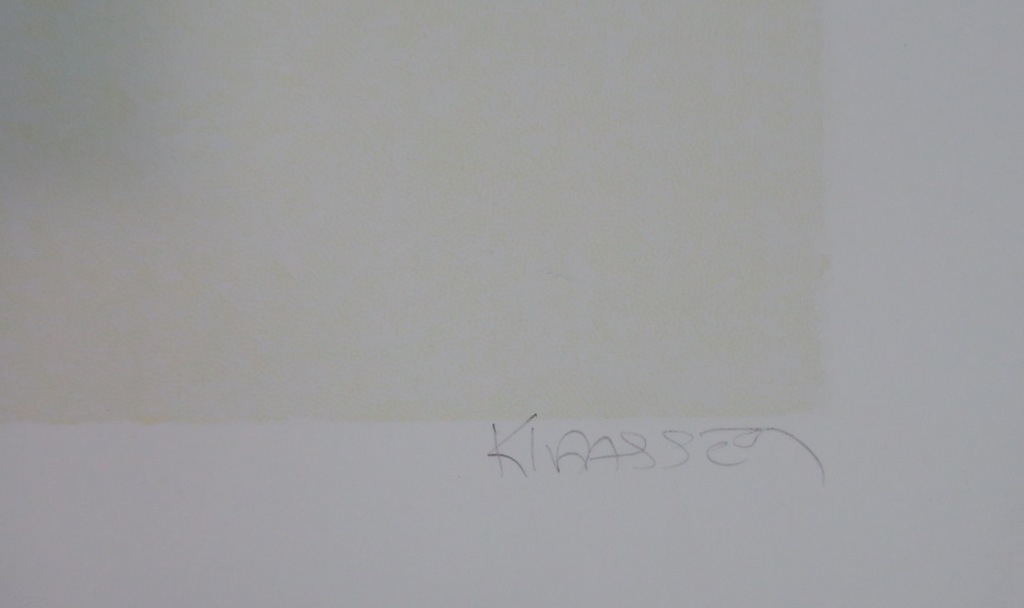 Wil Klaassen: Zeefdruk, Abstracte vlakken kopen? Bied vanaf 1!