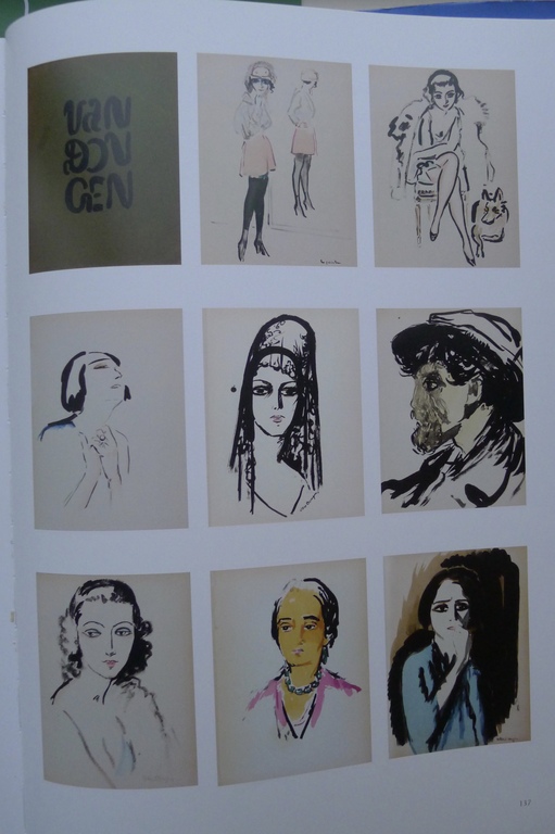 Kees van Dongen ,Pochoir uit  het boek : " Croquis", zie Alle  ! foto's svp. kopen? Bied vanaf 425!