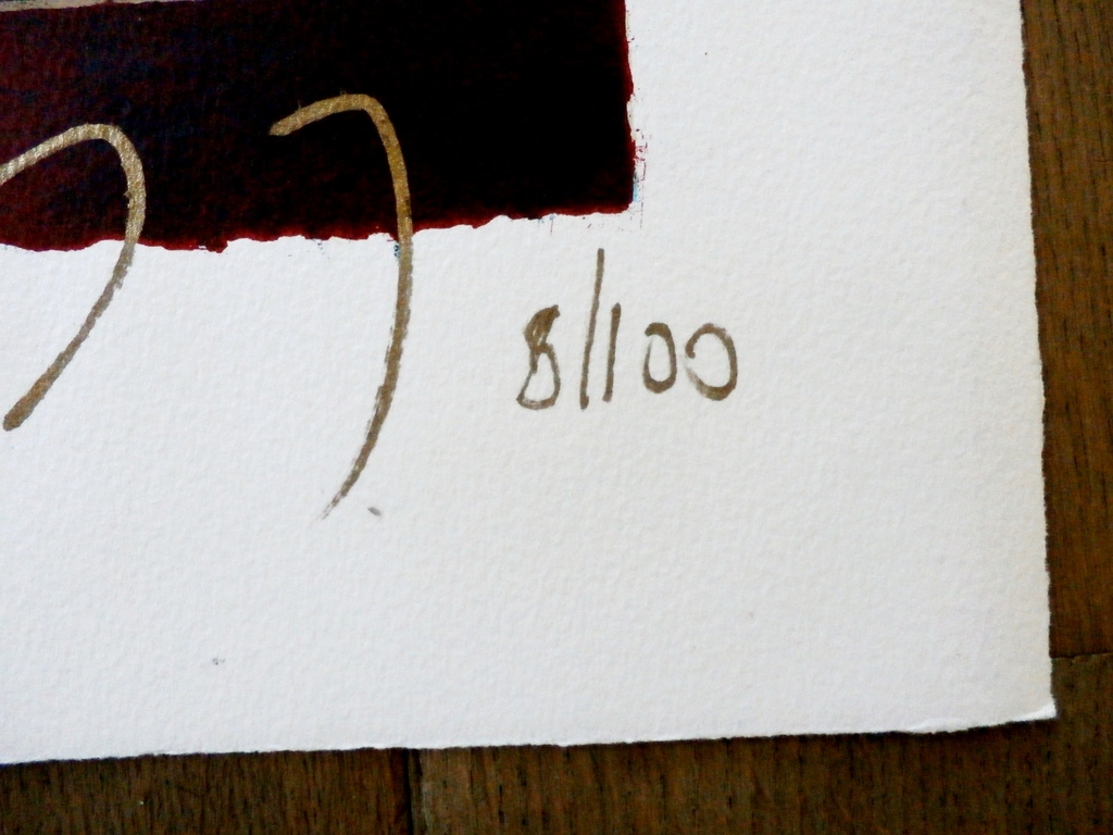 Gerti Bierenbroodspot - zeefdruk: The lion gate kopen? Bied vanaf 100!