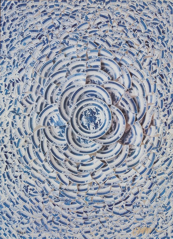 Arman: Zeefdruk, Fragments de Chine (groot op zilverprint)  kopen? Bied vanaf 200!