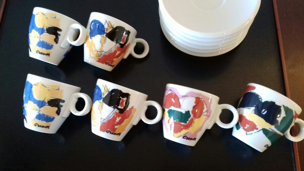  6 Espresso/Mokka kop en schotels - JAN CREMER. kopen? Bied vanaf 24!