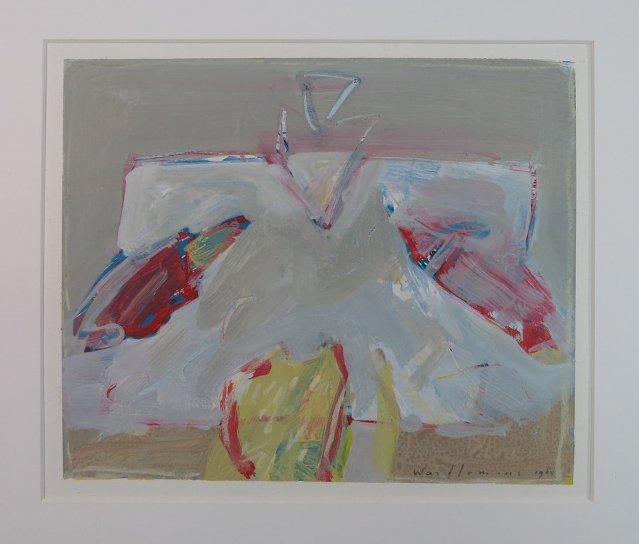 Piet Warffemius: Acryl op papier, Zonder titel kopen? Bied vanaf 1!