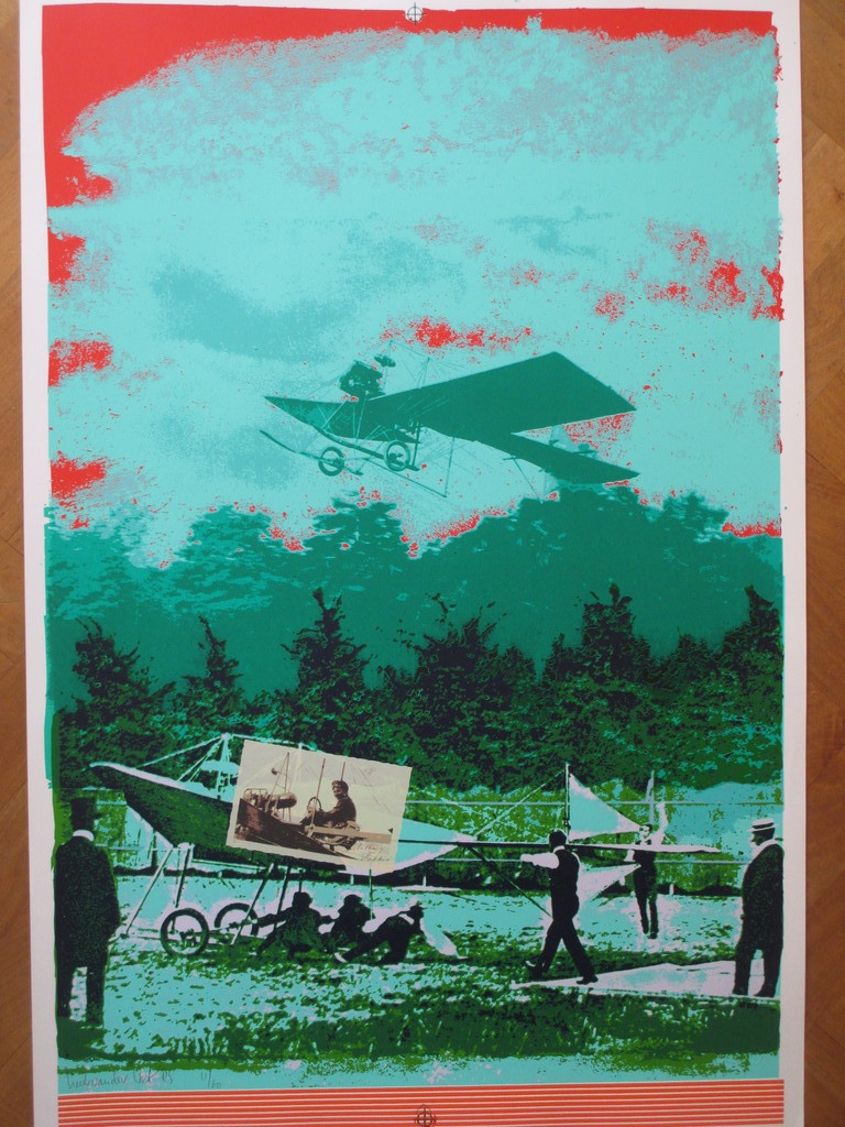 Henk van der Vet, Anthony Fokker. Zeefdruk kopen? Bied vanaf 45!