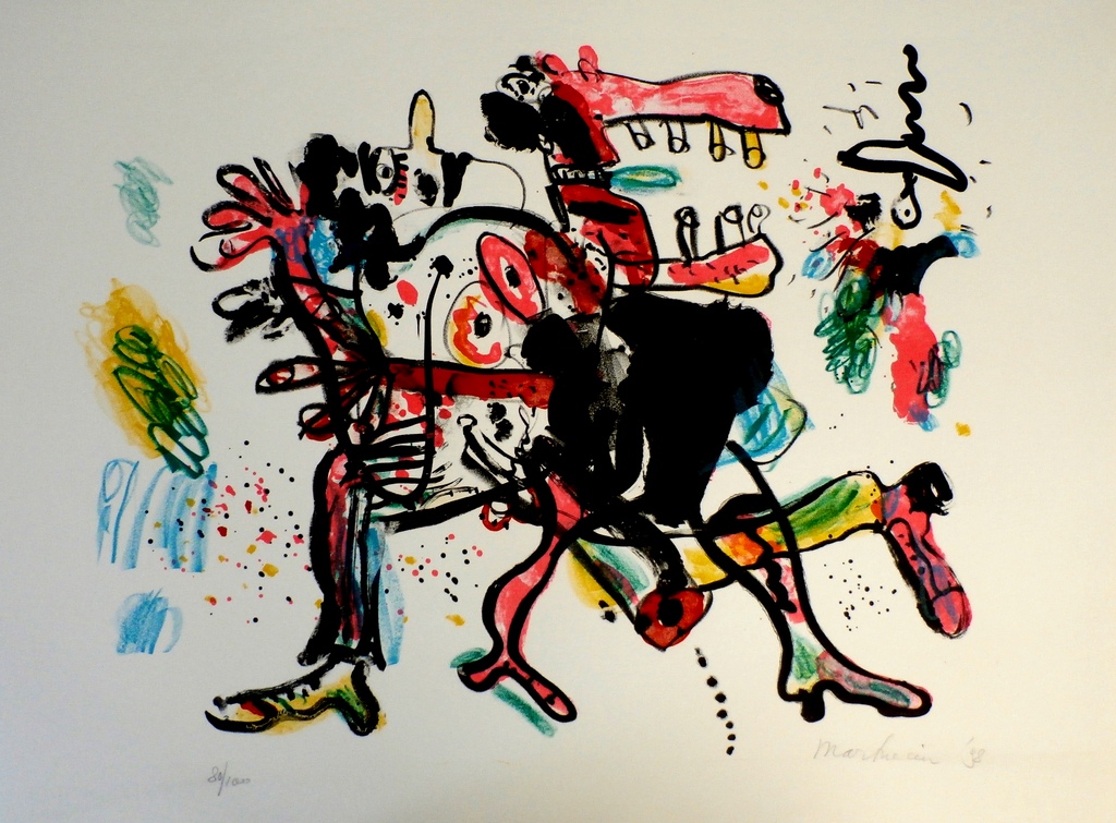 Anton Martineau - Litho: Tango 3 - 1998 verkocht voor € 75!