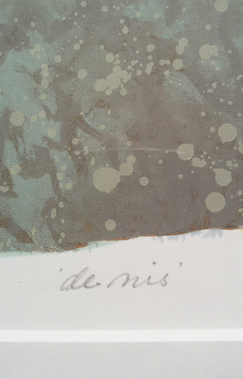 Kenne Gregoire - Laatste keer: Kenne Grégoire - De nis, litho (mooi ingelijst, groot) kopen? Bied vanaf 1!