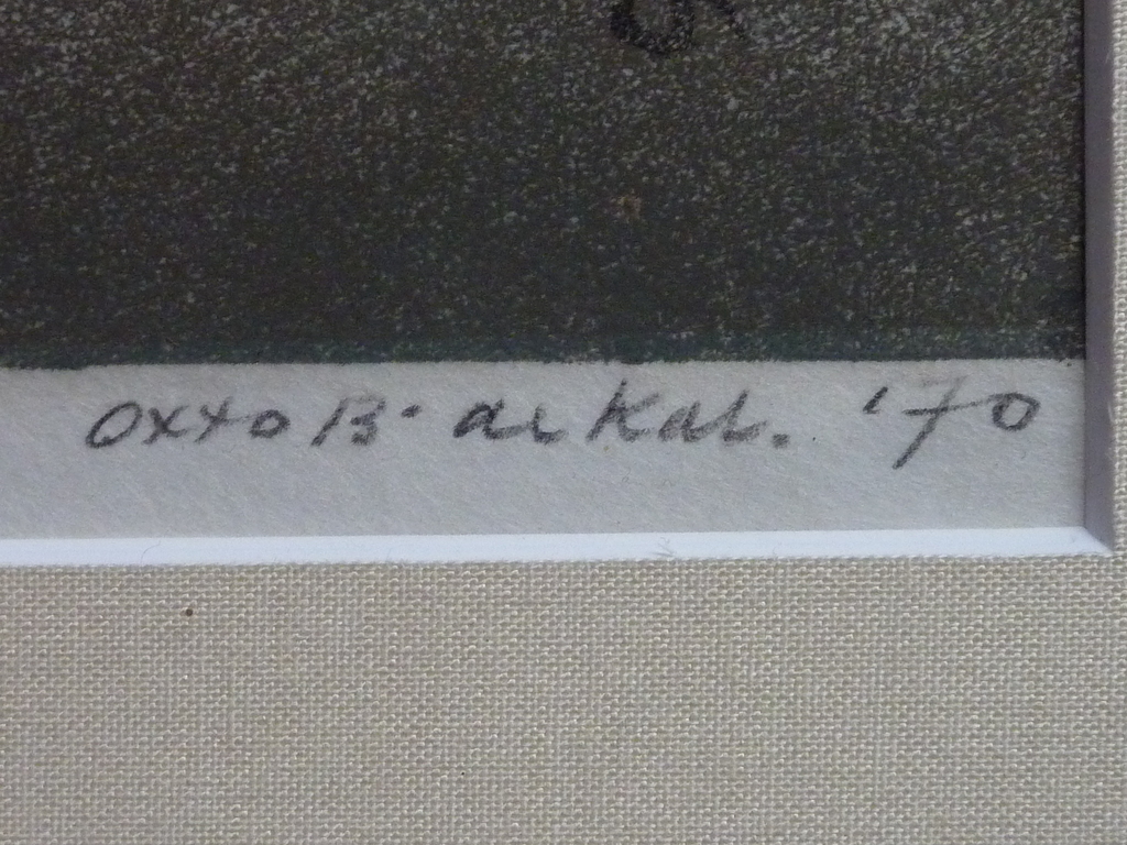 Otto B. de Kat linoleumsnede 1970 kopen? Bied vanaf 75!