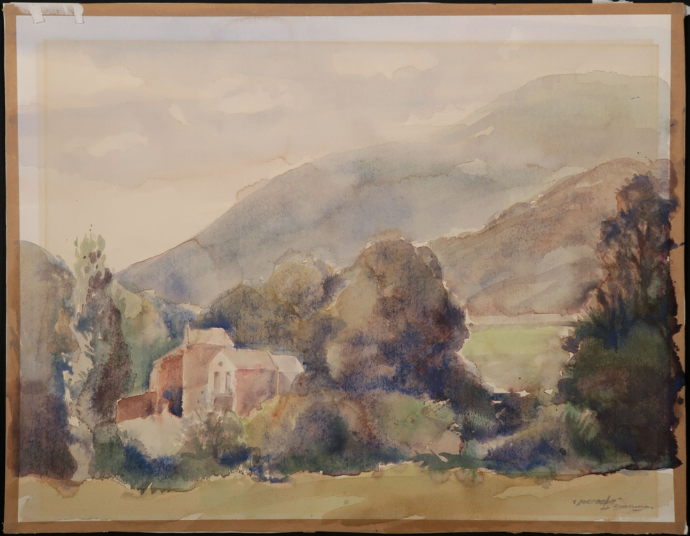 Hen Euverman: Aquarel, Dordogne kopen? Bied vanaf 1!