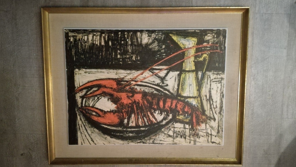 Bernard Buffet, grafiek, l'Hommard kopen? Bied vanaf 1!