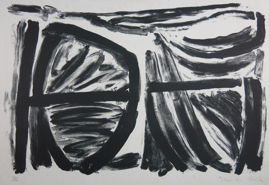 Bram van Velde: Litho, Zonder titel kopen? Bied vanaf 120!