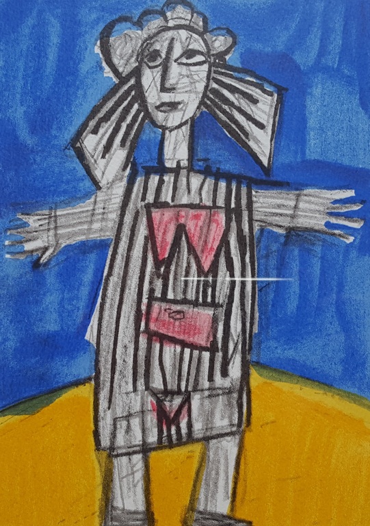 Corneille - Litho E/A, gesigneerd en gedateerd '96, mooi ingelijst kopen? Bied vanaf 175!
