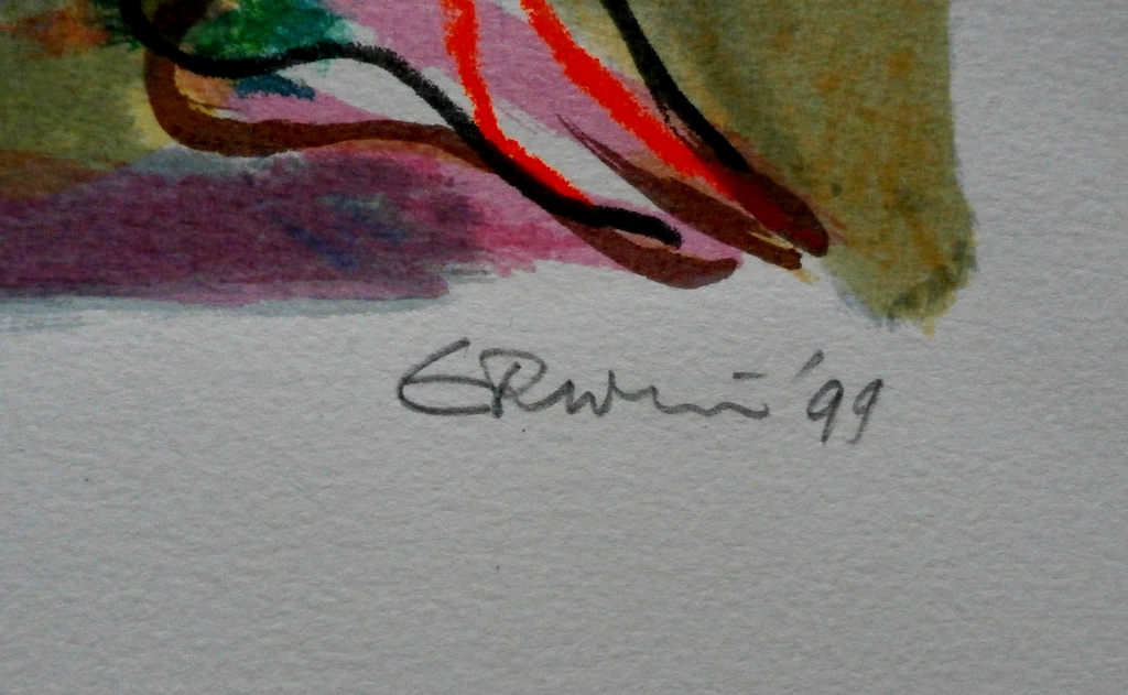 Erwin de Vries - Litho: liggend naakt - 1999 kopen? Bied vanaf 75!