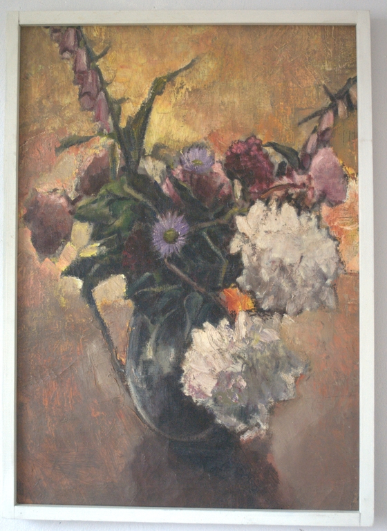 Vaas bloemen - olieverf op doek - gesigneerd kopen? Bied vanaf 65!