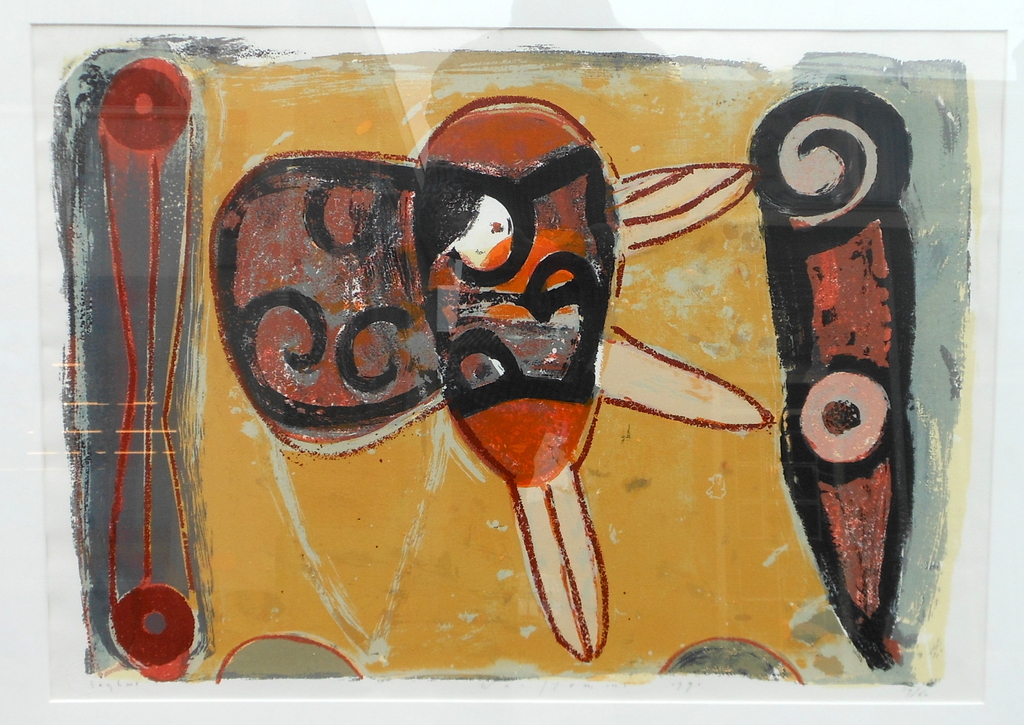 Piet Warffemius: zeefdruk, Sagbwe. kopen? Bied vanaf 25!