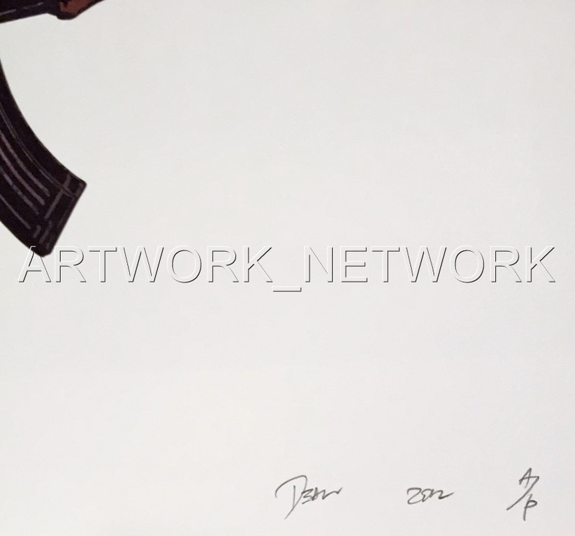 DEATH NYC - "AK47"- n° A/P - Signed with COA (Edition Artist Proof) kopen? Bied vanaf 1!