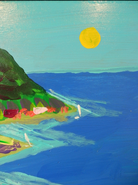 AD van HASSEL  Schilderij op MDF LANDSCAPE  MEDITERRANEE  uit 2015 kopen? Bied vanaf 1!