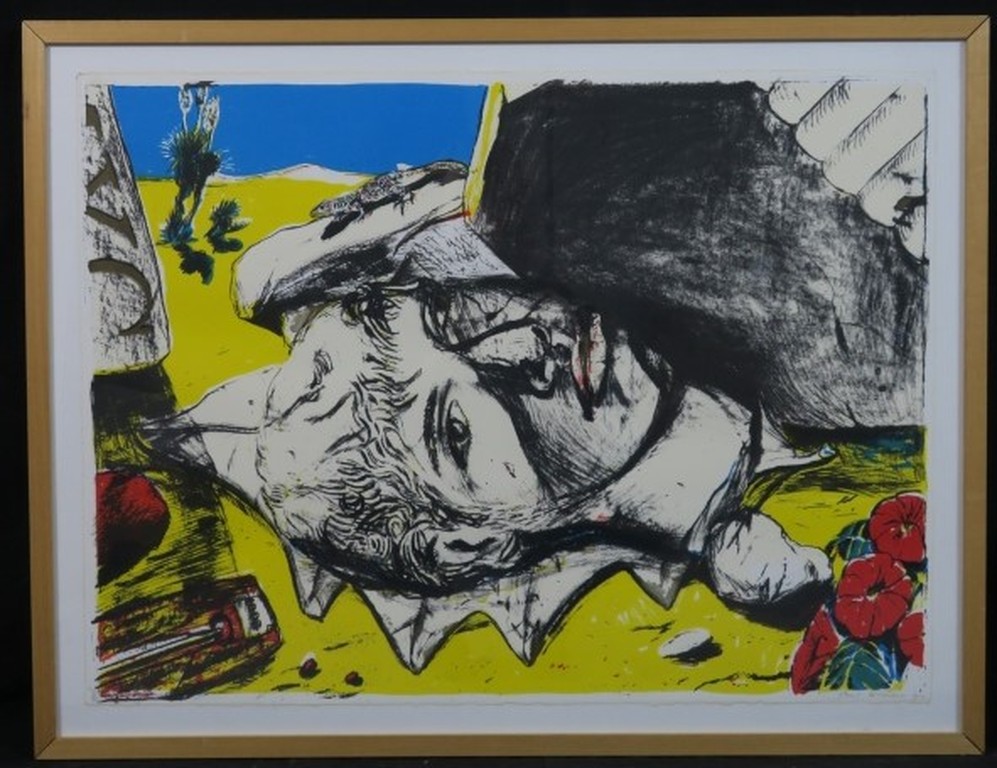 Paul Klemann: Zeefdruk, Afgebroken kop enz. - Ingelijst kopen? Bied vanaf 40!