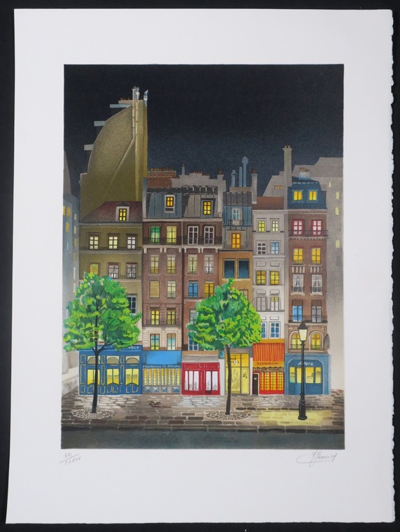 Jean-Luc Lecoindre: Zeefdruk, Les Plantanes kopen? Bied vanaf 20!