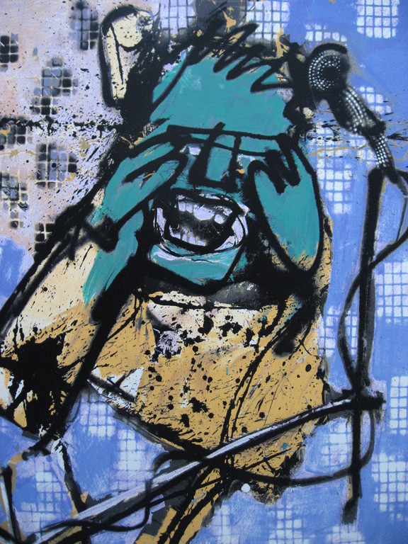 Herman Brood: De zanger - zeefdruk - opl. 250 ex. kopen? Bied vanaf 179!