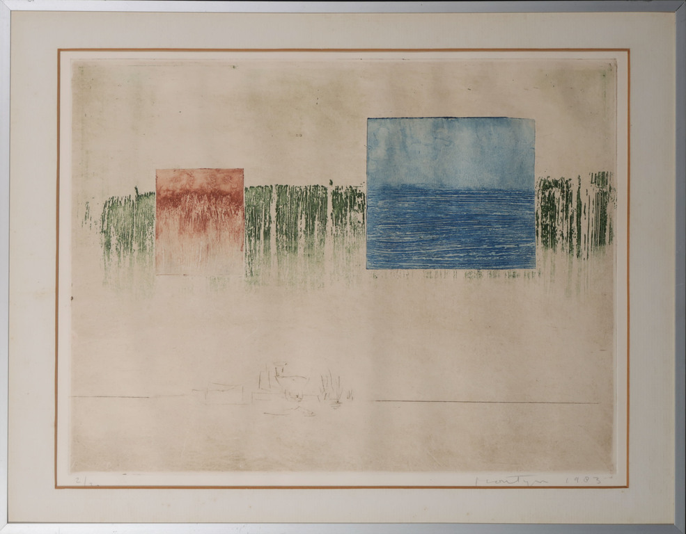 Jan Montyn: Ets, Z.T. - Ingelijst kopen? Bied vanaf 100!