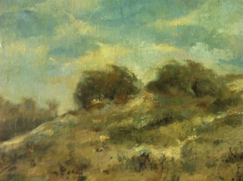 Johannes Baptista Crol, olieverf op board, Hollands duinlandschap  kopen? Bied vanaf 1!