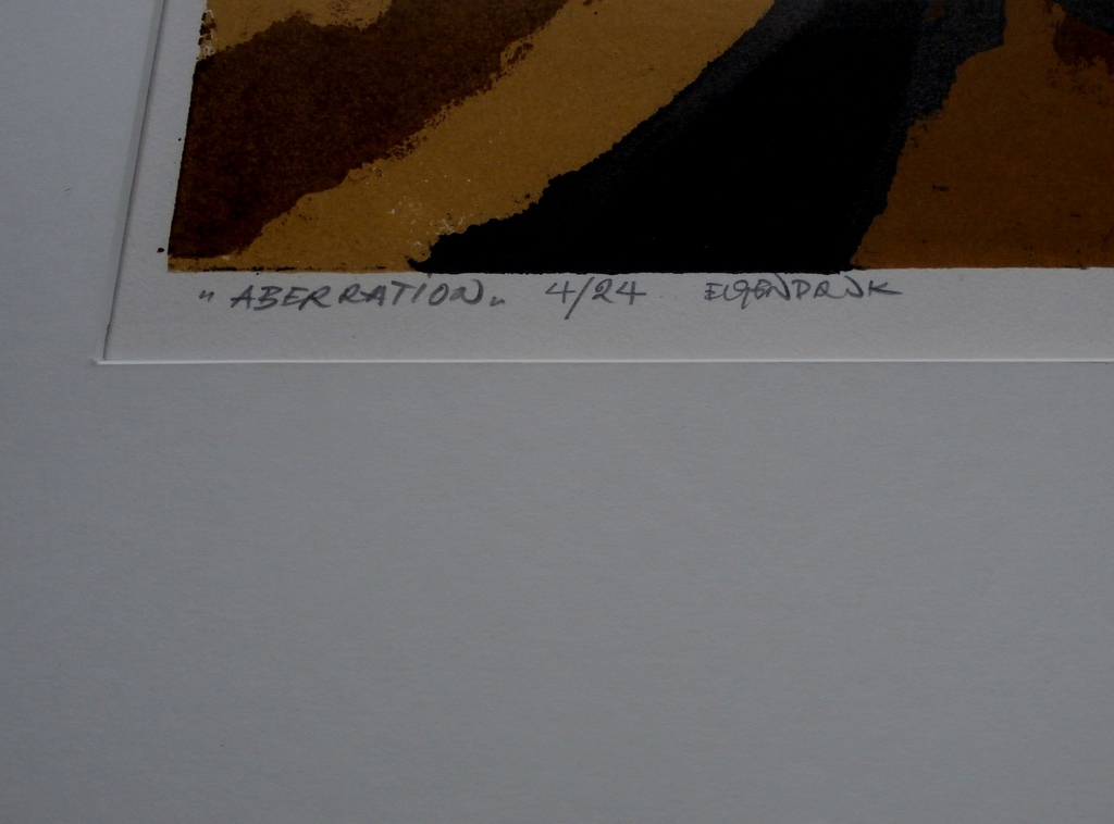 Fon Klement,  ingelijste boardsnede, handgesigneerd kopen? Bied vanaf 250!