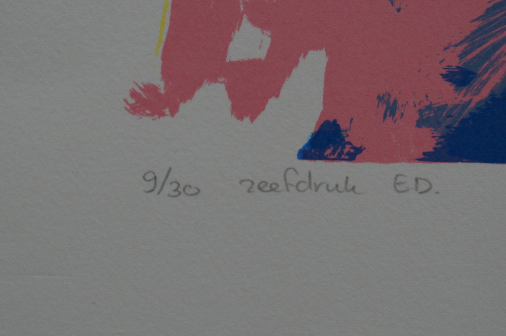 Loes Huis in 't Veld - gesigneerde zeefdruk - 30 ex. kopen? Bied vanaf 40!