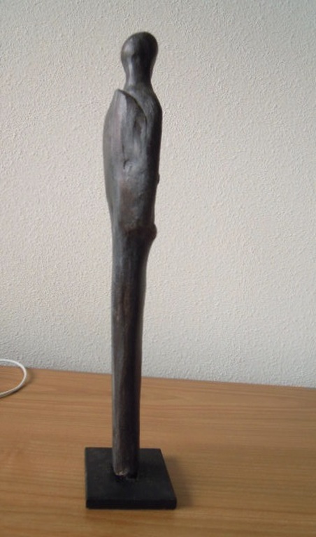 Prachtig hand gemaakt modern beeld van MOEDER MET KIND 35 cm hoog. kopen? Bied vanaf 20!