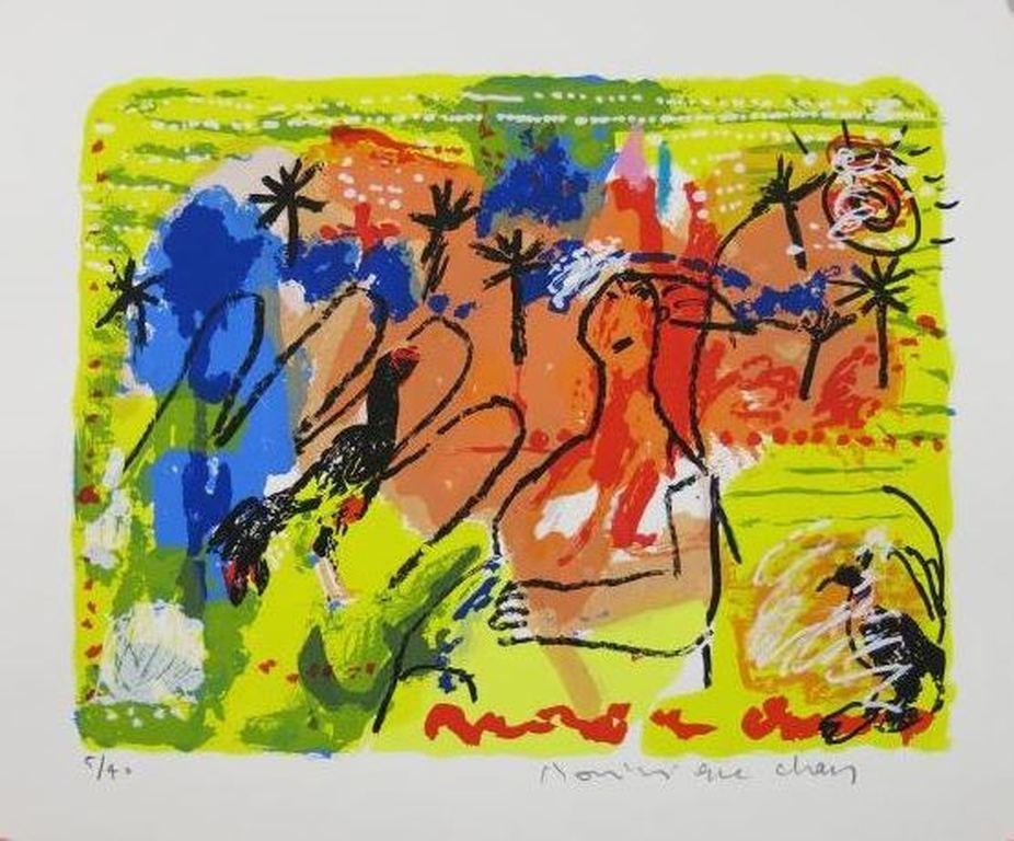 DOMINIQUE CHAN. Zeefdruk uit de portfolio KOKAI. 2002. Oplage: 40 stuks. kopen? Bied vanaf 59!