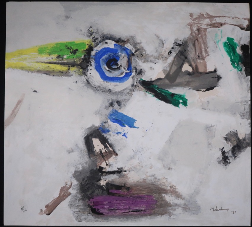 Nico Molenkamp: Zeefdruk, Vogel (Groot) kopen? Bied vanaf 80!