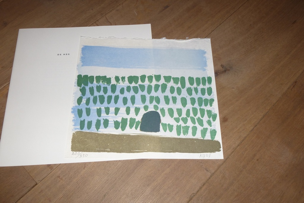 Klaas Gubbels, litho: De Heg, handgesigneerd en genummerd kopen? Bied vanaf 90!