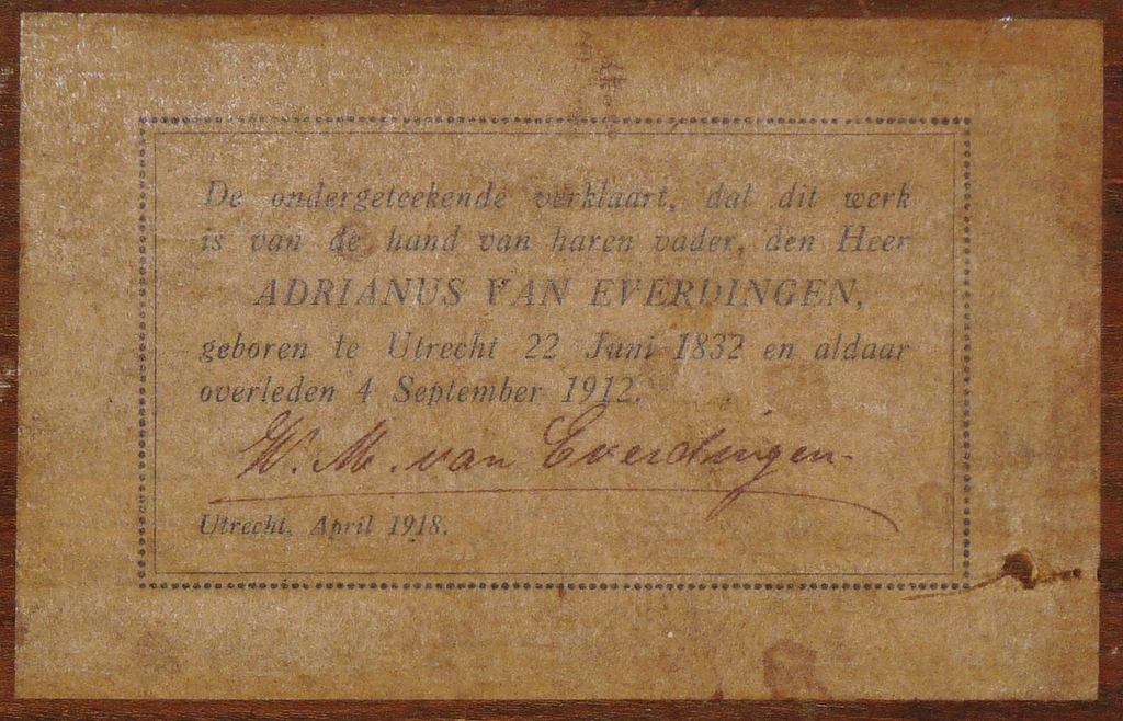 Adrianus van Everdingen: Maroufle, Boerderij en kerktoren achter de dijk. kopen? Bied vanaf 250!