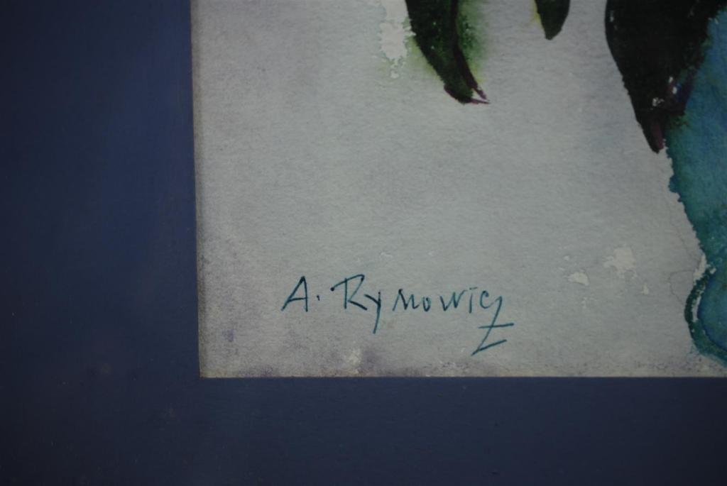 AQUAREL VAN ALICIA RYMOWICZ "BLOEMEN" kopen? Bied vanaf 125!