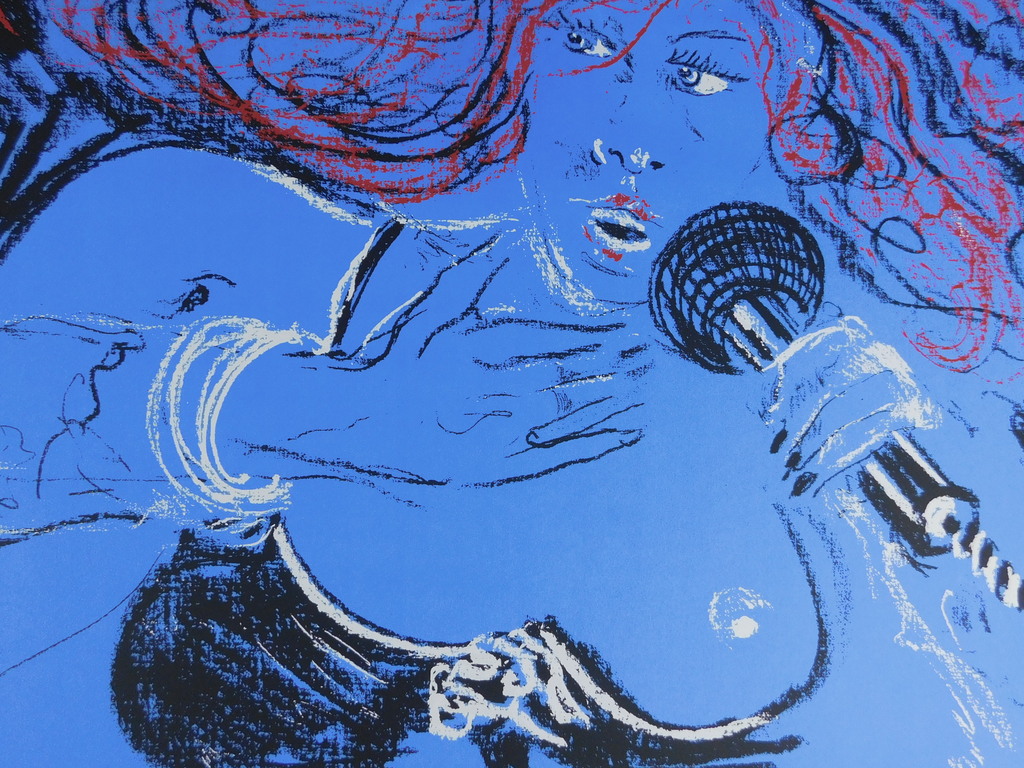 Dees de Bruyne - kleurenlitho - Femme Bleu kopen? Bied vanaf 85!