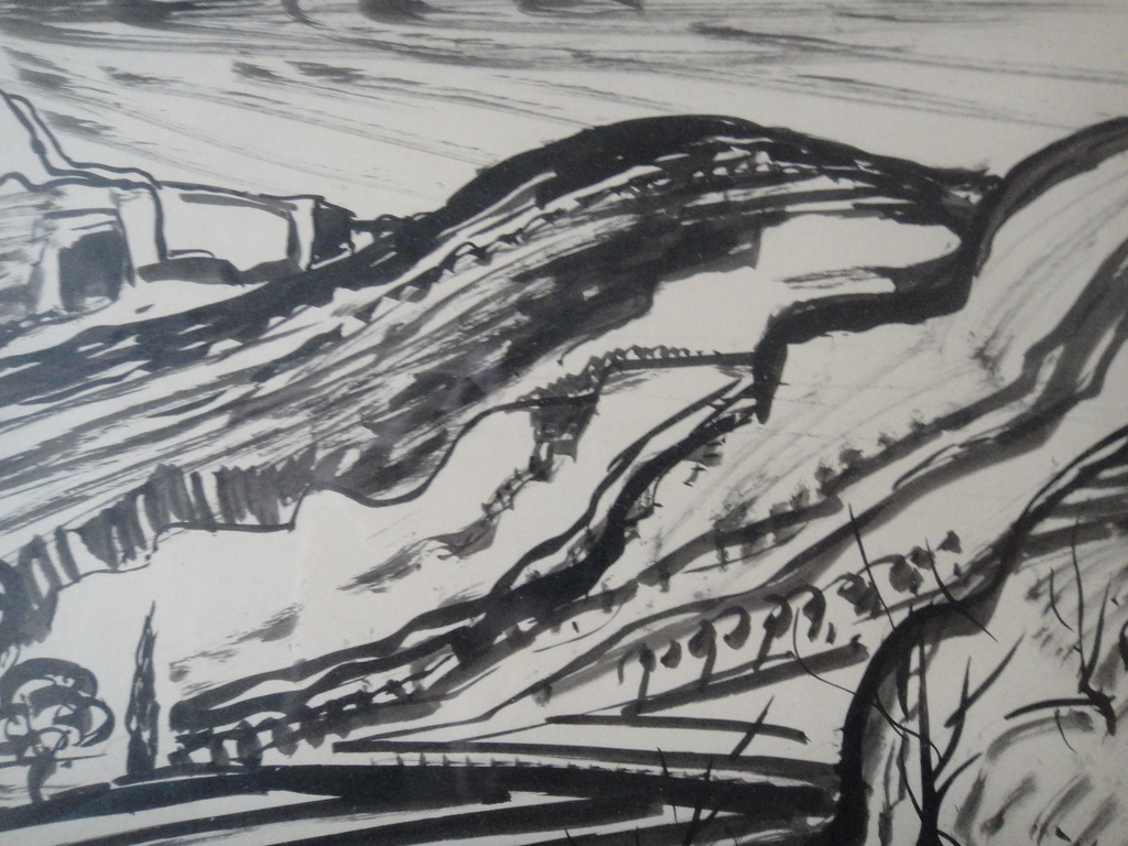 Jacques Mels (1899-1974), aquarel, Frans landschap: 'Les Baux' kopen? Bied vanaf 50!