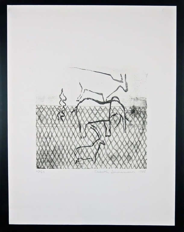 Elsbeth Zimmerman: Lot met 15 etsen en aquatint, Fear of elephants kopen? Bied vanaf 1!