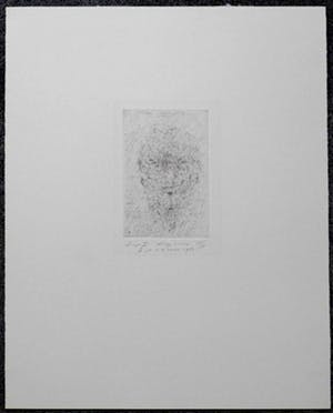 Kees Spermon - Kees Spermon, droge naald,1980 titel: Kop II oplage 13/15 kopen? Bied vanaf 48!