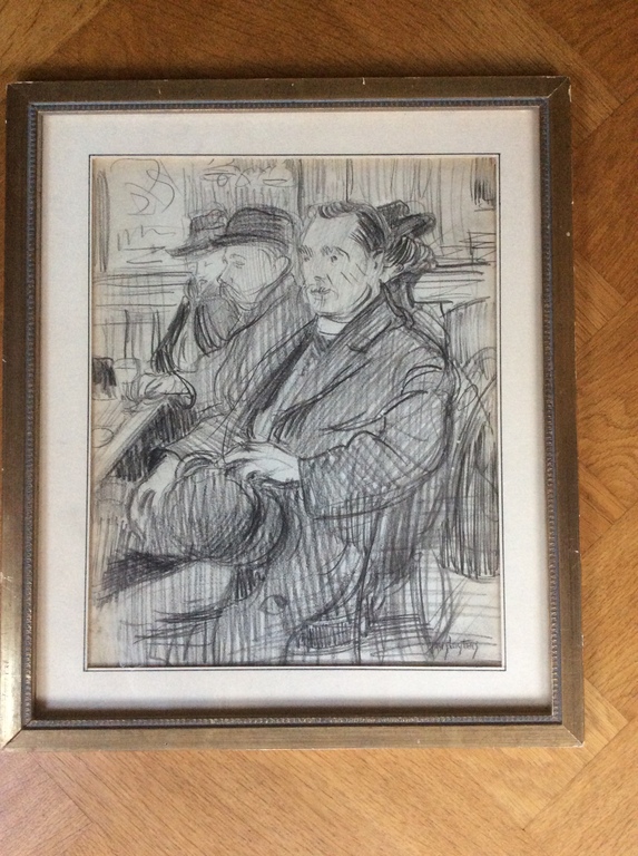 In de wachtkamer met sign. Jan Sluyters verkocht voor € 110!