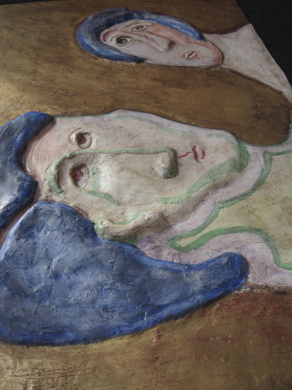 Juan Tajes (1946-) GROOT bas relief "Despures de Hacer" 2002  kopen? Bied vanaf 1!