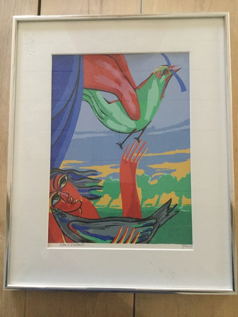 Vrouw met vogel kopen? Bied vanaf 25!