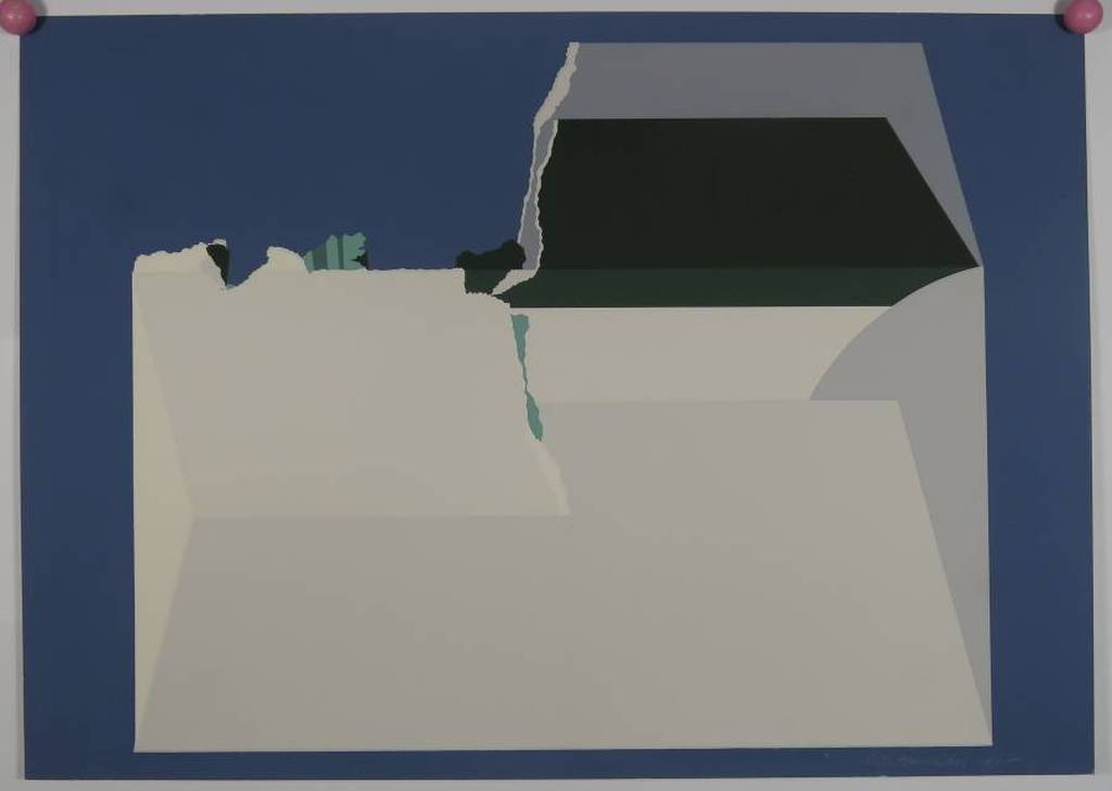 Lode Pemmelaar: Zeefdruk, Gescheurde enveloppe kopen? Bied vanaf 70!